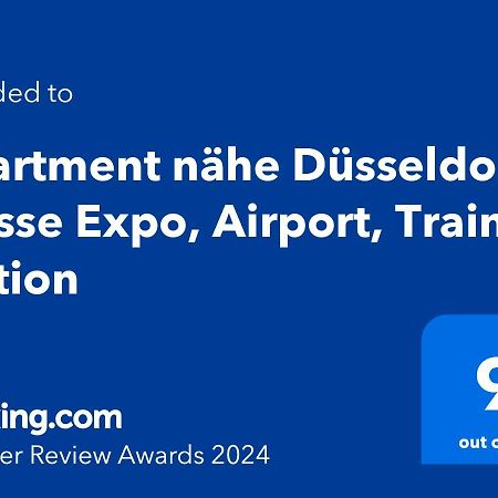 Apartment Naehe Duesseldorf Messe Expo, Airport, Train Station Duisburgo Esterno foto